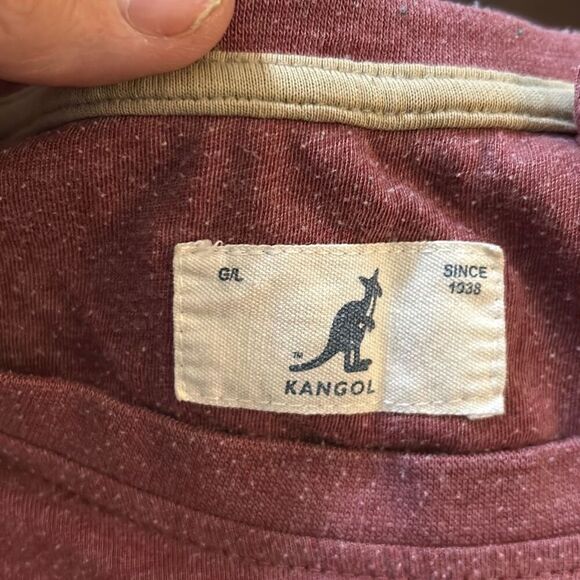 Kangol Men's Graphic T-Shirt Size Large. Burgundy. - Picture 6 of 9